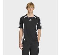 T-Shirt ADIDAS ORIGINALS "TEAMGEIST TEE", Herren, Gr. XL, schwarz, Obermaterial: 100% Polyester, normal, Rundhals, Shirts T-Shirt, sportlicher Look, Kurzarm, mit Rundhalsausschnitt (15529611-XL) schwa