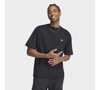 T-Shirt ADIDAS ORIGINALS "TREFOIL ESSENTIALS, LOCKER GESCHNITTEN", Herren, Gr. L, schwarz, Obermaterial: 100% Baumwolle, Rundhals, Shirts T-Shirt, für Erwachsene, mit Rundhalsausschnitt, ohne Verschlu
