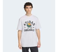 T-Shirt ADIDAS ORIGINALS "TREFOIL SERIES CHARACTER", Herren, Gr. XL, light grau heather, Obermaterial: 100% Baumwolle, normal, Rundhals, Shirts T-Shirt, Print T-Shirt (34551011-XL) light grau heather