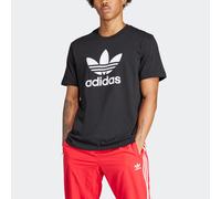 T-Shirt ADIDAS ORIGINALS "TREFOIL T-SHIRT", Herren, Gr. S, schwarz, Obermaterial: 100% Baumwolle, normal, Rundhals, Shirts T-Shirt, reguläre Passform, Kurzarm, aus Baumwolle (84472607-S) schwarz