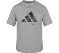 T-Shirt ADIDAS PERFORMANCE "adidas Community Men´s T-Shirt BOXING" Gr. L, grau, schwarz, Shirts, Jungen, L, Obermaterial: 50% Baumwolle, 50% Polyester, T-Shirt (82798763-L) grau, schwarz
