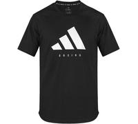 T-Shirt ADIDAS PERFORMANCE "adidas Community Men´s T-Shirt BOXING" Gr. XL, schwarz-weiß (schwarz, weiß), Shirts, Damen, XL, Obermaterial: 50% Baumwolle, 50% Polyester, T-Shirt (54346717-XL) schwarz, w