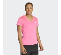 T-Shirt ADIDAS PERFORMANCE "ADIDAS WORKOUT ESSENTIALS MIT V-AUSSCHNITT", Damen, Gr. S, lucid pink, Obermaterial: 93% Polyester, 7% Elasthan, V-Ausschnitt, Shirts T-Shirt (38378611-S) lucid pink