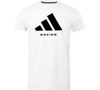 T-Shirt ADIDAS PERFORMANCE "Community T-Shirt Boxing" Gr. L, weiß, Shirts, Herren, L, Obermaterial: 100% Baumwolle, T-Shirt (49165921-L) weiß