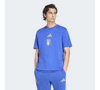 T-Shirt ADIDAS PERFORMANCE "FIGC DNA GR TEE", Herren, Gr. M, bold blau, Obermaterial: 100% Baumwolle, Rundhals, Shirts T-Shirt, mit Rundhalsausschnitt, ohne Verschluss, aus Baumwolle (49231018-M) bold