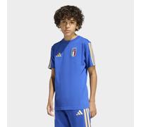 T-Shirt ADIDAS PERFORMANCE "FIGC KIDS TEE", Jungen, Gr. 164, bold blau, Obermaterial: 100% Baumwolle, Rundhals, Shirts T-Shirt, für Kinder, mit Rundhalsausschnitt, fußball-inspiriertes Design (8266800