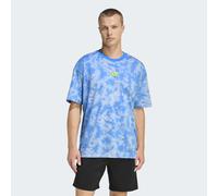 T-Shirt ADIDAS PERFORMANCE "FUN TRAINING GRAFIK", Herren, Gr. XL, ray blau, Obermaterial: 65% Polyester, 35% Baumwolle, normal, Rundhals, Shirts T-Shirt (47858264-XL) ray blau