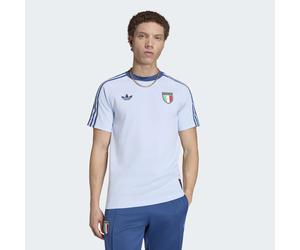 T-Shirt ADIDAS PERFORMANCE "ITALIEN ORIGINALS", Damen, Gr. XXL, aero blau, Obermaterial: 52% Baumwolle, 48% Polyester, Rundhals, Shirts T-Shirt (20351129-XXL) aero blau