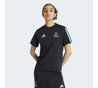 T-Shirt ADIDAS PERFORMANCE "MERCEDES - AMG PETRONAS FORMULA 1 TEAM DNA", Damen, Gr. S, schwarz, semi mint rush, Obermaterial: 100% Baumwolle, Rundhals, Shirts T-Shirt (22345920-S) schwarz, semi mint r