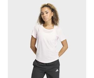 T-Shirt ADIDAS PERFORMANCE "WE MIN SCP TEE", Damen, Gr. L, clear pink, Obermaterial: 70% Polyester, 30% Viskose, normal, Rundhals, Shirts T-Shirt (99401549-L) clear pink