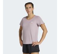 T-Shirt ADIDAS PERFORMANCE "WE MIN SCP TEE", Damen, Gr. XS, preloved fig, Obermaterial: 70% Polyester, 30% Viskose, Shirts T-Shirt (71050429-XS) preloved fig