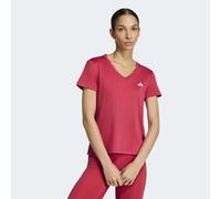 T-Shirt ADIDAS PERFORMANCE "WE MIN V NK TEE", Damen, Gr. L, power pink, Obermaterial: 93% Polyester, 7% Elasthan, Shirts T-Shirt, mit V-Ausschnitt, ohne Verschluss (41061705-L) power pink