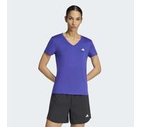 T-Shirt ADIDAS PERFORMANCE "WE MIN V NK TEE", Damen, Gr. XL, pure lila, Obermaterial: 93% Polyester, 7% Elasthan, Shirts T-Shirt, mit V-Ausschnitt, ohne Verschluss (90166925-XL) pure lila