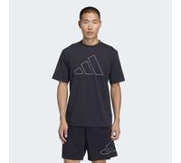 T-Shirt ADIDAS PERFORMANCE "WORKOUT ESSENTIALS FEELREADY LOGO", Herren, Gr. XL, schwarz, Obermaterial: 70% Polyester, 30% Baumwolle, Rundhals, Shirts T-Shirt (74560141-XL) schwarz