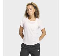 T-Shirt ADIDAS PERFORMANCE "WORKOUT ESSENTIALS MIT TIEFEM AUSSCHNITT", Damen, Gr. XL, clear pink, Obermaterial: 70% Polyester, 30% Viskose, normal, Rundhals, Shirts T-Shirt, für sportliche Looks im Al