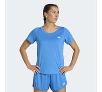 adidas Women's Workout Essentials Scoop Neck T-Shirt, ray Blue, XS