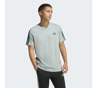 T-Shirt ADIDAS SPORTSWEAR "3-STREIFEN", Herren, Gr. XL, wonder sage, collegiate grün, Obermaterial: 100% Baumwolle, Rundhals, Shirts T-Shirt (65434734-XL) wonder sage, collegiate grün