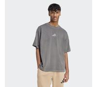 T-Shirt ADIDAS SPORTSWEAR "ALL SZN, VERWASCHENE OPTIK", Herren, Gr. M, schwarz, Obermaterial: 100% Baumwolle, normal, Rundhals, Shirts T-Shirt (93219117-M) schwarz