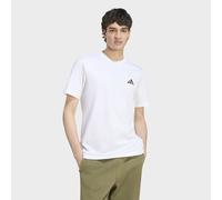 T-Shirt ADIDAS SPORTSWEAR "CAMO GRAFIK, KLEINE LOGOSTICKEREI", Herren, Gr. 3XL, weiß, Obermaterial: 100% Baumwolle, normal, Rundhals, Shirts T-Shirt (87432533-XXXL) weiß
