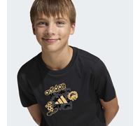 T-Shirt ADIDAS SPORTSWEAR "CAMO GRAPHIC JUNIOR", Jungen, Gr. 140, schwarz, Obermaterial: 100% Baumwolle, normal, Rundhals, Shirts T-Shirt (30535250-140) schwarz