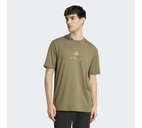 T-Shirt ADIDAS SPORTSWEAR "CLIMACOOL CITY TECH ILLUSTRATION GRAFIK", Herren, Gr. 3XL, olive strata, Obermaterial: 65% Polyester, 35% Baumwolle, normal, Rundhals, Shirts T-Shirt (93977519-XXXL) olive s