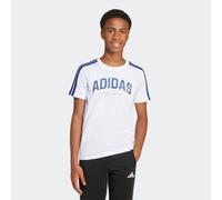 T-Shirt ADIDAS SPORTSWEAR "CODES COLLEGIATE GRAPHIC KIDS", Mädchen, Gr. 164, weiß, Obermaterial: 100% Baumwolle, Rundhals, Shirts T-Shirt, mit auffälliger Grafik, bequeme Passform, aus Baumwolle (7455