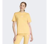 T-Shirt ADIDAS SPORTSWEAR "ESSENTIALS 3-STREIFEN COTTON", Damen, Gr. S, semi ice tangerine, st tropic bloom, Obermaterial: 100% Baumwolle, normal, Rundhals, Shirts T-Shirt (43160662-S) semi ice tanger