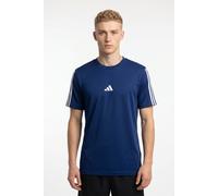 Adidas Essentials 3 Stripes Single Jersey Kurzarm-t-shirt L Dark Blue / White 2