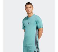 ADIDAS Herren Shirt Essentials 3-Streifen Single Jersey (JX0732) M POWTEA/BLACK