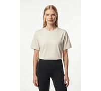 adidas Damen Essentials Small Logo Cotton T-Shirt (Größe L, weiss)