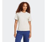 adidas Damen Essentials Small Logo Cotton T-Shirt (Größe M, weiss)