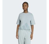 T-Shirt ADIDAS SPORTSWEAR "ESSENTIALS BIG LOGO BOYFRIEND", Damen, Gr. S, wonder sage, grün earth, Obermaterial: 100% Baumwolle, normal, Rundhals, Shirts T-Shirt (32136719-S) wonder sage, grün earth