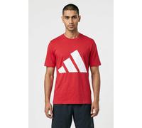 T-Shirt ADIDAS SPORTSWEAR "ESSENTIALS BIG LOGO", Herren, Gr. XXL, active maroon, weiß, Obermaterial: 100% Baumwolle, normal, Rundhals, Shirts T-Shirt, klassische Silhouette, mit Rundhalsausschnitt (77