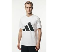 Adidas T-Shirt Essentials Big Logo - Single-Jersey - Herren - Weiß/Schwarz - XXL