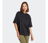 T-Shirt ADIDAS SPORTSWEAR "ESSENTIALS CONTEMPORARY LOGO BOYFRIEND", Damen, Gr. M, schwarz, Obermaterial: 100% Baumwolle, normal, Rundhals, Shirts T-Shirt (53582931-M) schwarz