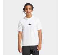 T-Shirt ADIDAS SPORTSWEAR "ESSENTIALS SMALL LOGO SINGLE JERSEY", Herren, Gr. M, schwarz-weiß (weiß, schwarz), Obermaterial: 100% Baumwolle, normal, Rundhals, Shirts T-Shirt, sportliches Kurzarmshirt,