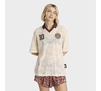 T-Shirt ADIDAS SPORTSWEAR "FARM PRM JERSEY", Damen, Gr. L, beige (ecru tint, auburn), Obermaterial: 57% Polyamid, 43% Elasthan, Rundhals, Shirts T-Shirt (72706468-L) ecru tint, auburn