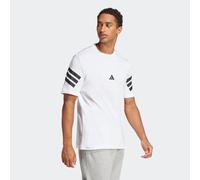 T-Shirt ADIDAS SPORTSWEAR "FUTURE ICONS 3-STREIFEN", Herren, Gr. L, weiß, Obermaterial: 100% Baumwolle, normal, Rundhals, Shirts T-Shirt (11861115-L) weiß