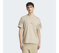 T-Shirt ADIDAS SPORTSWEAR "FUTURE ICONS 3-STREIFEN", Herren, Gr. M, beige (wonder cargo), Obermaterial: 100% Baumwolle, normal, Rundhals, Shirts T-Shirt (24477702-M) wonder cargo