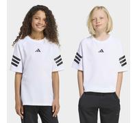 adidas - Kid's Future Icons 3 Stripes T-Shirt - T-Shirt, Gr. 128, weiß (White/Black)