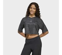 adidas Sport Icons Allover Print Trainingsshirt Mädchen KB6925 - black/grey six/grey four 128