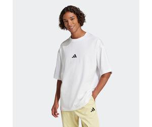 T-Shirt ADIDAS SPORTSWEAR "FUTURE ICONS SMALL LOGO", Herren, Gr. M, weiß, Obermaterial: 100% Baumwolle, Shirts T-Shirt, sportlicher Stil, Kurzarm, mit kleinem 3-Streifen Logo (38789107-M) weiß