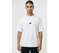 T-Shirt ADIDAS SPORTSWEAR "FUTURE ICONS SMALL LOGO", Herren, Gr. XXL, weiß, Obermaterial: 100% Baumwolle, normal, Rundhals, Shirts T-Shirt, sportlicher Stil, Kurzarm, mit kleinem 3-Streifen Logo (3878
