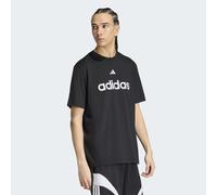 T-Shirt ADIDAS SPORTSWEAR "HOUSE OF TIRO ALWAYS ON GRAFIK", Herren, Gr. L, schwarz, Obermaterial: 65% Polyester, 35% Baumwolle, normal, Rundhals, Shirts T-Shirt, mit Rundhalsausschnitt, ohne Verschlus