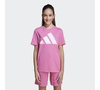 T-Shirt ADIDAS SPORTSWEAR "J BL TEE 160", Jungen, Gr. 152, pink fusion, clear pink, weiß, Obermaterial: 100% Baumwolle, normal, Rundhals, Shirts T-Shirt, für Kinder und Teens, mit Rundhalsausschnitt,