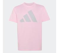 T-Shirt ADIDAS SPORTSWEAR "J BL TEE 160", Mädchen, Gr. 164, clear pink, lgh solid grau, Obermaterial: 100% Baumwolle, normal, Rundhals, Shirts T-Shirt, für Kinder und Teens, mit Rundhalsausschnitt, au