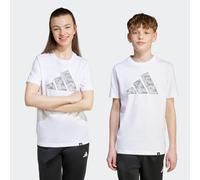 T-Shirt ADIDAS SPORTSWEAR "J CAMO T", Jungen, Gr. 176, weiß, Obermaterial: 100% Baumwolle, Shirts T-Shirt (75288261-176) weiß