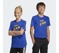 T-Shirt ADIDAS SPORTSWEAR "J CAMO TRAIN T", Mädchen, Gr. 140, royal blau, Obermaterial: 100% Baumwolle, normal, Rundhals, Shirts T-Shirt (93248017-140) royal blau