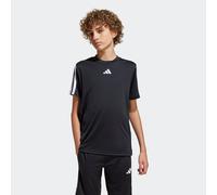 adidas Jungen Train Essentials 3-Stripes Shirt, Black/White, 9-10 Years