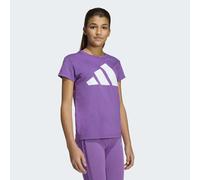 T-Shirt ADIDAS SPORTSWEAR "JG BL TEE 160", Mädchen, Gr. 152, active lila, weiß, Obermaterial: 100% Baumwolle, Rundhals, Shirts T-Shirt, für Kinder, mit Rundhalsausschnitt, aus Baumwolle, atmungsaktiv